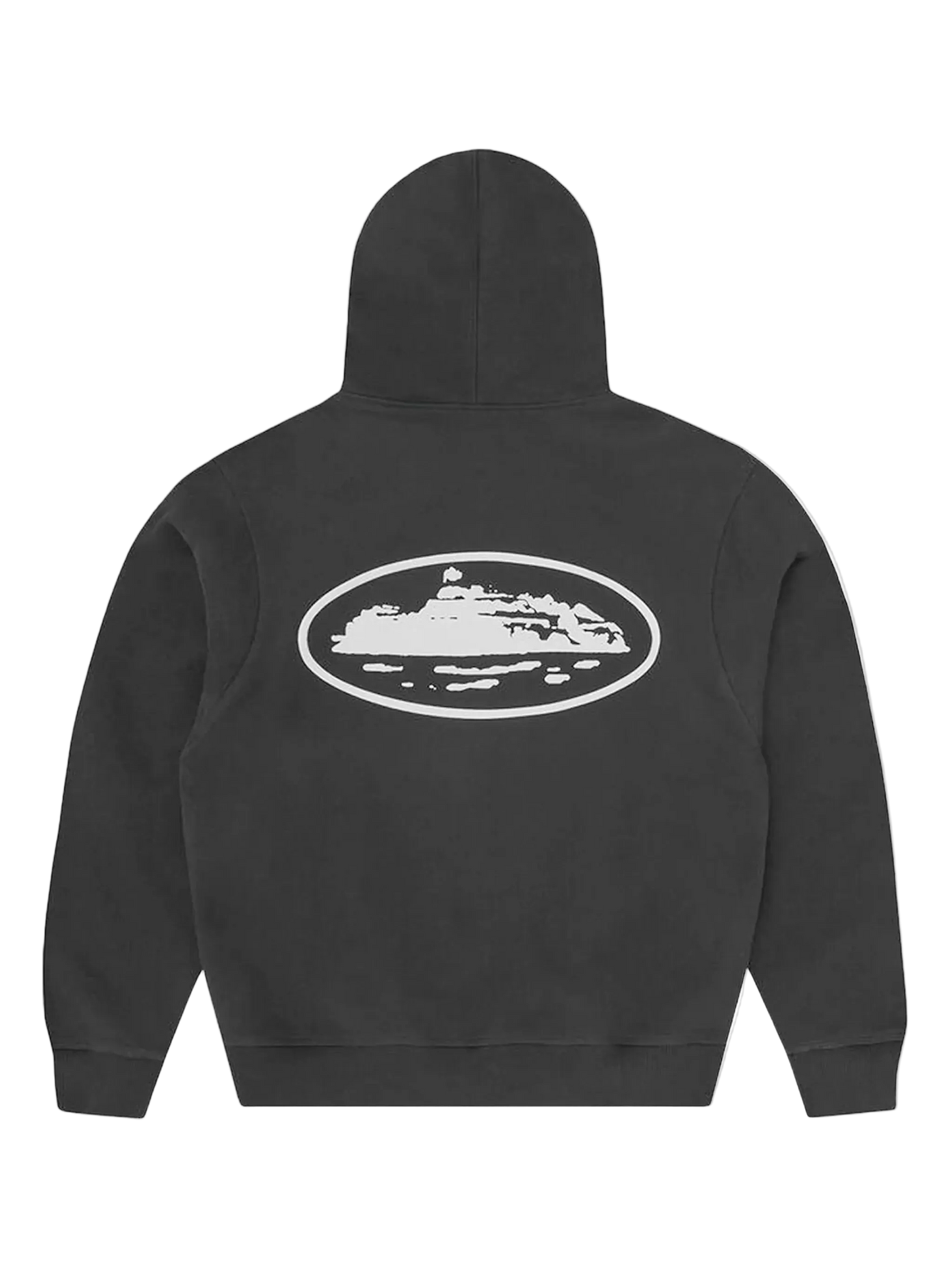 Corteiz lukuga kapuutsiga dressipluus must