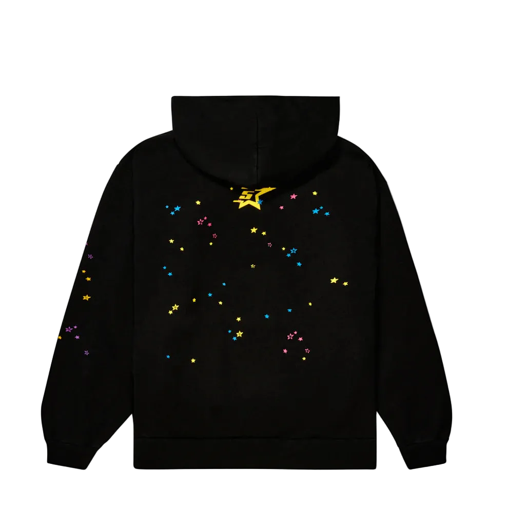 Ämblikuga kapuutsiga dressipluus must