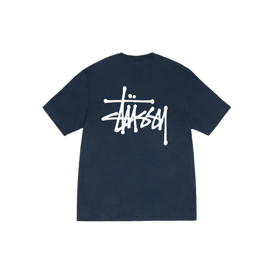 Stüssy basic T-shirt navy blue