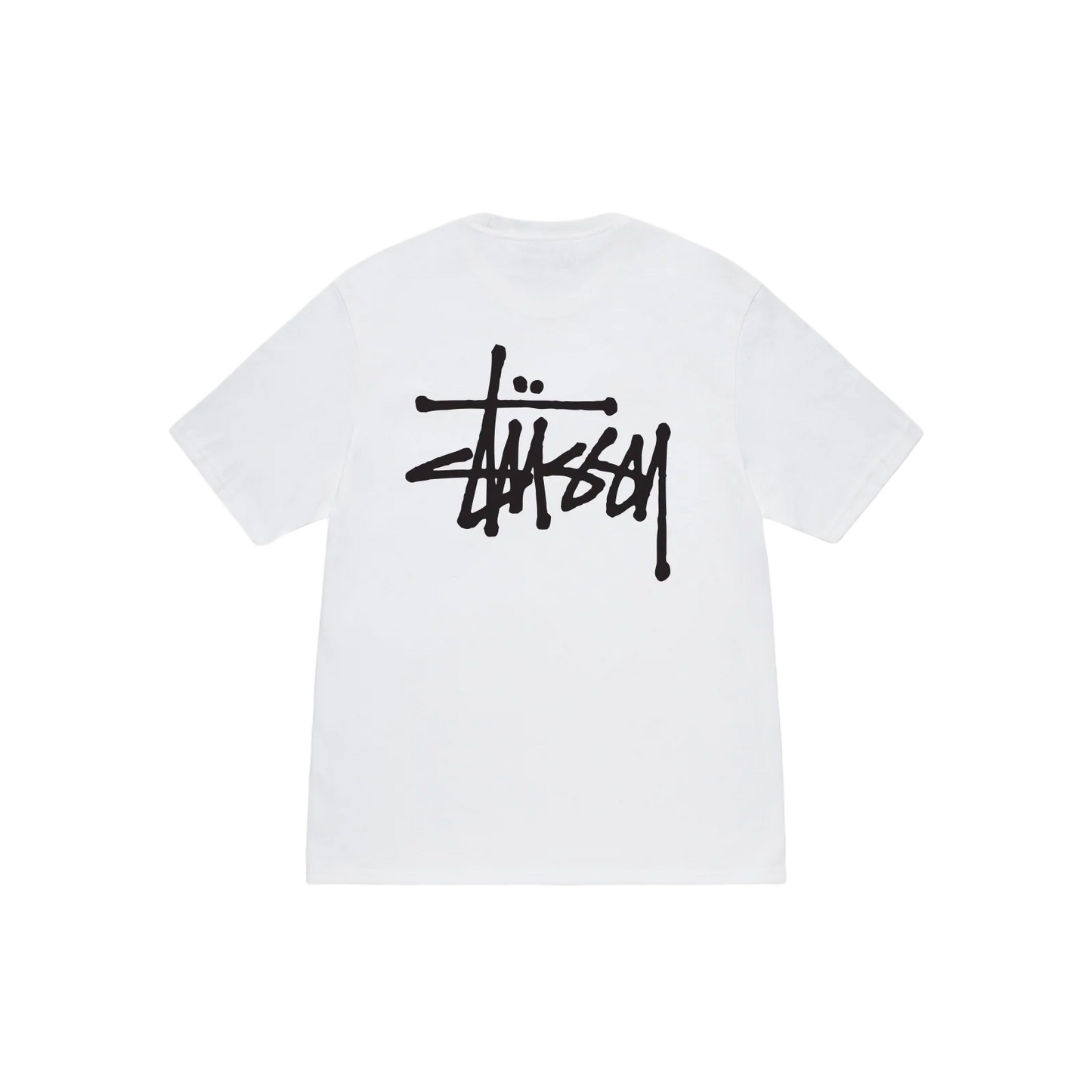 Stüssy lihtne T-särk valge