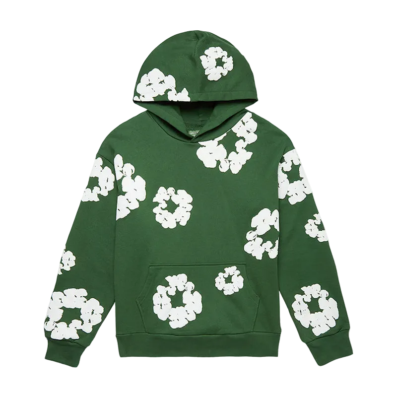 Denim Tears hoodie roheline