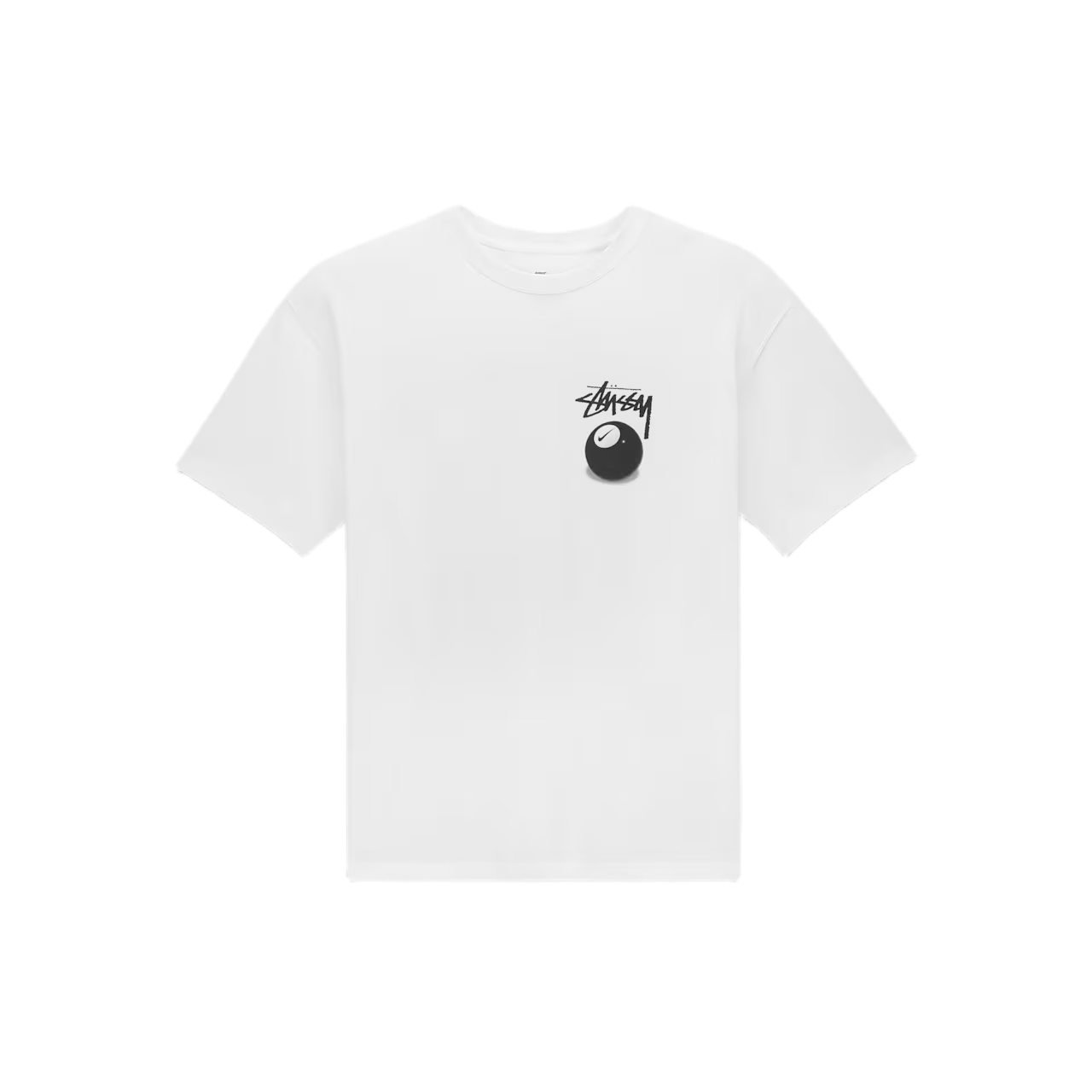 Stüssy x Nike 8 ball T-Shirt white