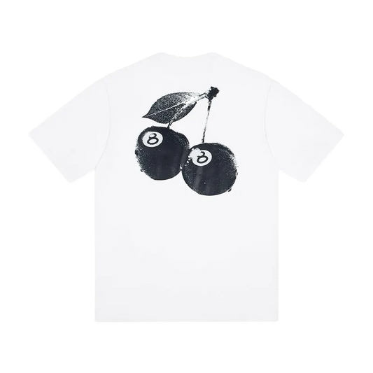 Stüssy cherry T-Shirt white