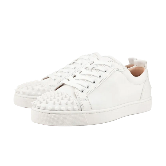 Christian Louboutin Louis Junior Spikes white