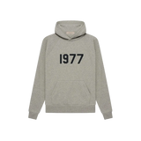 Essentials 1977 kapuutsiga dressipluus, tume kaerahelbekarva