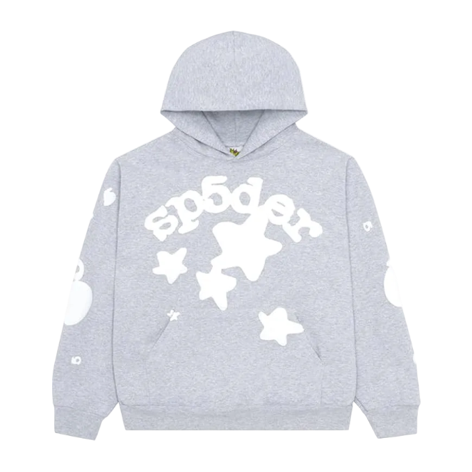 Spider hoodie grey
