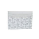 Goyard card holder white