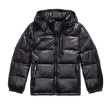 Ralph lauren puffer black glossy