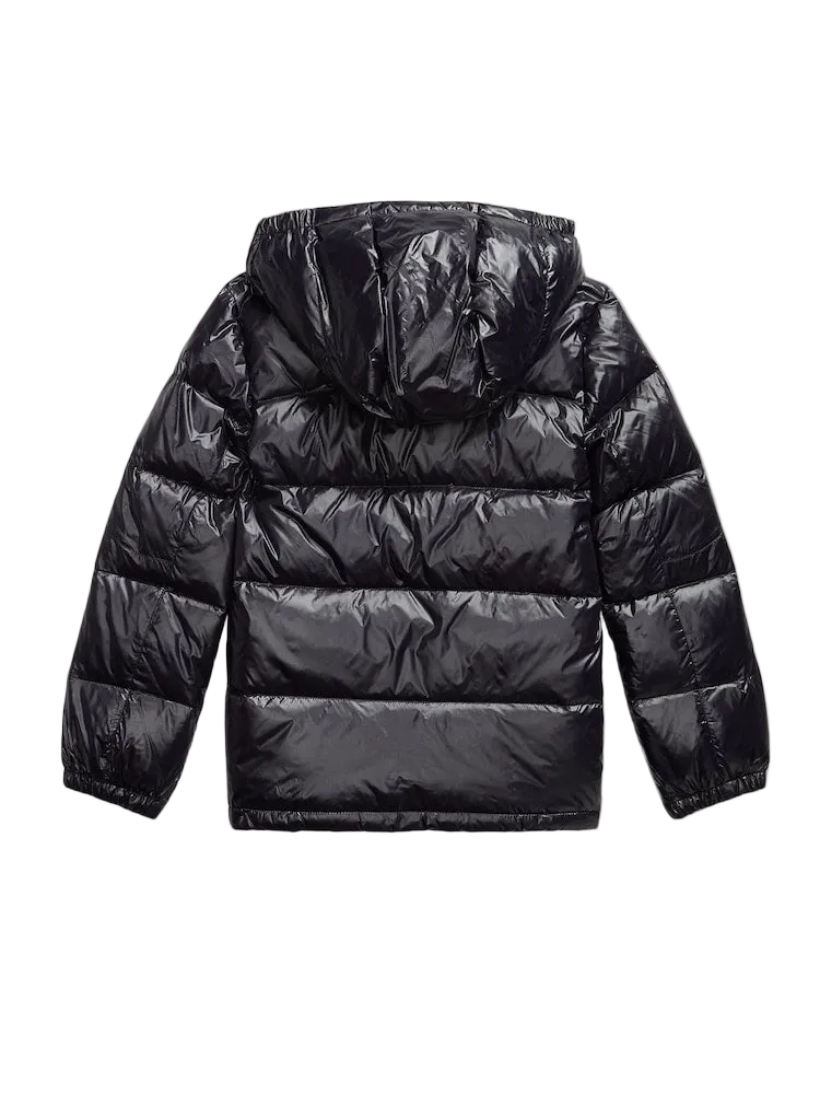 Ralph lauren puffer black glossy