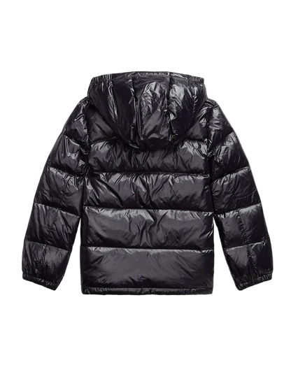 Ralph lauren puffer black glossy