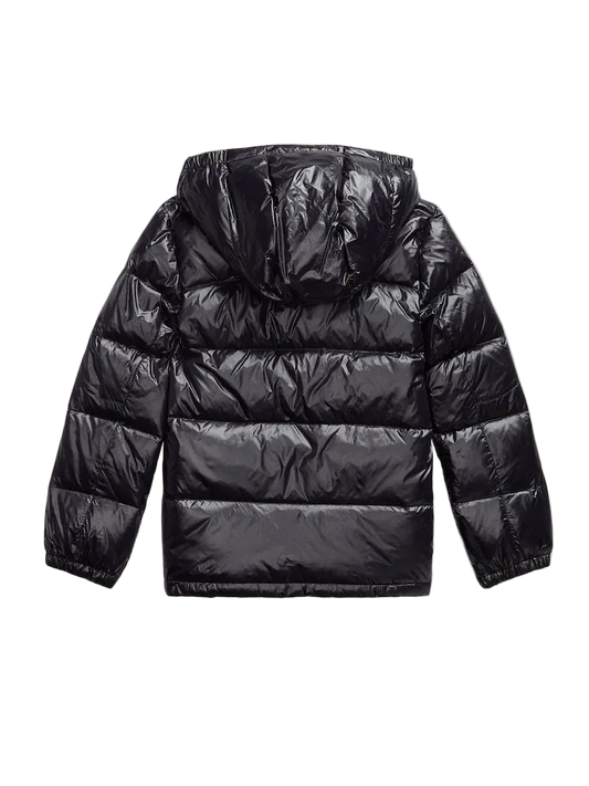 Ralph lauren puffer black glossy