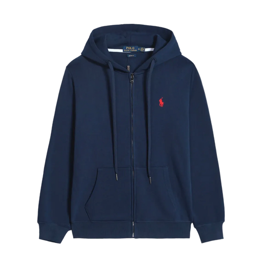 Ralph Lauren Full Zip hoodie Navy blue