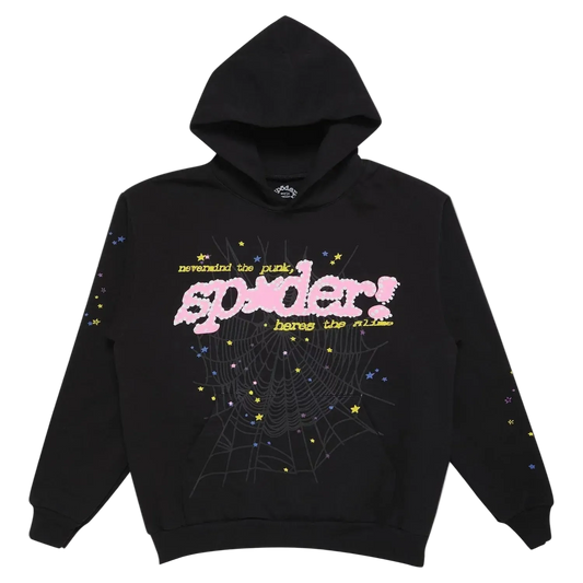 Spider hoodie Black