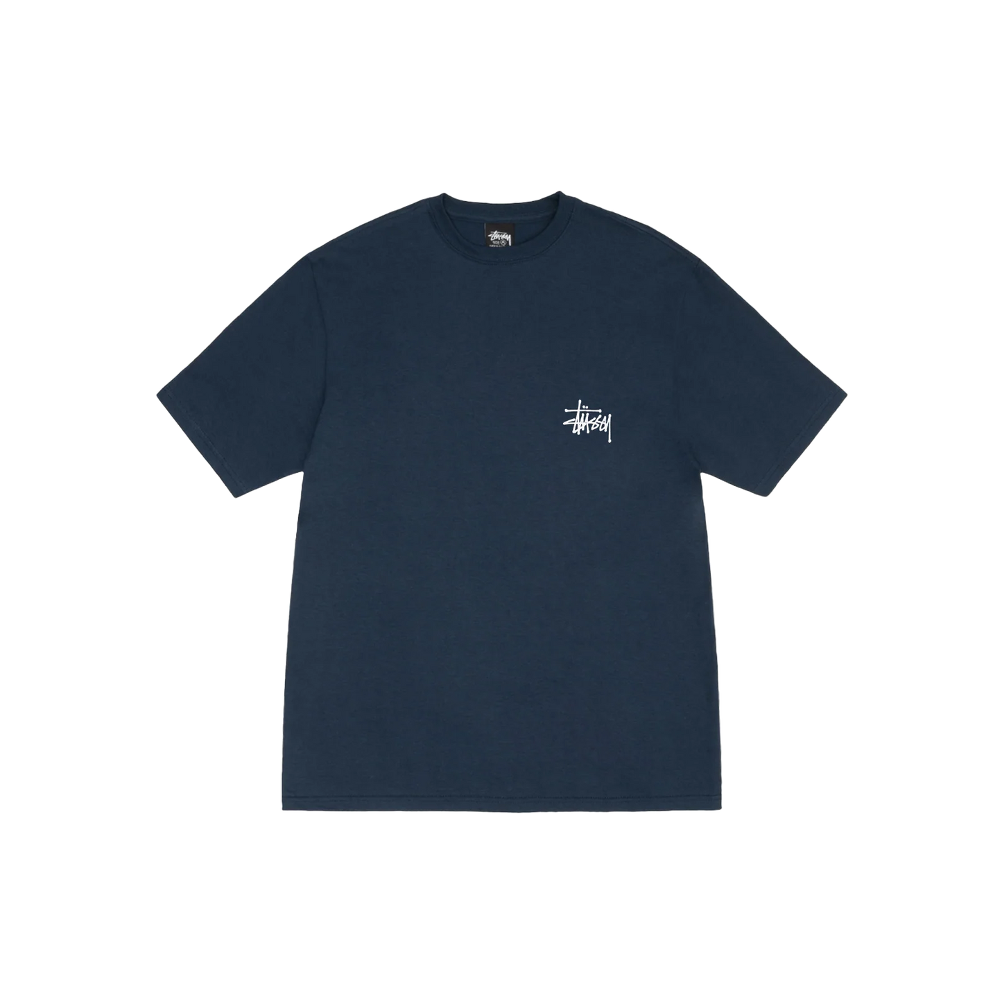 Stüssy basic T-shirt navy blue