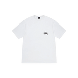 Stüssy lihtne T-särk valge