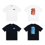 Stüssy limonaadipurgiga T-särk mustvalge