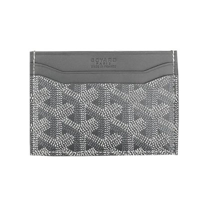 Goyard card holder grey