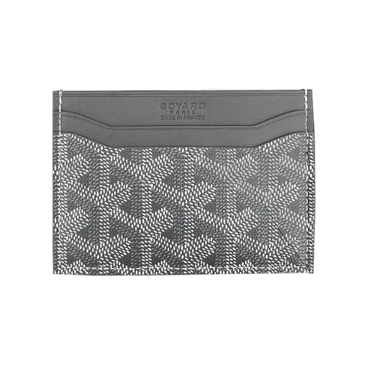 Goyard card holder grey