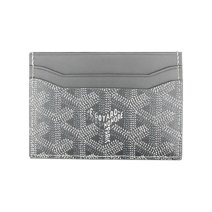 Goyard card holder grey