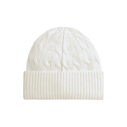 Ralph Lauren Polo Knit Hat White