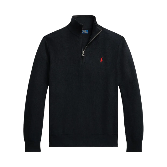 Ralph Lauren Quarter-Zip Pullover Black