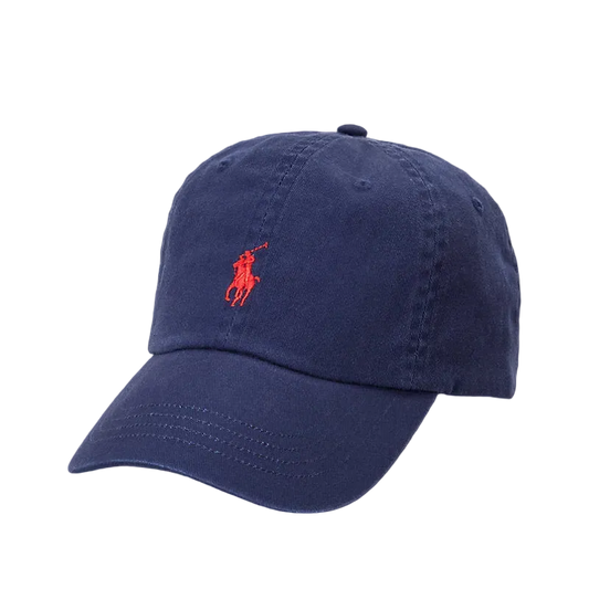 Ralph Lauren cap navy blue with red