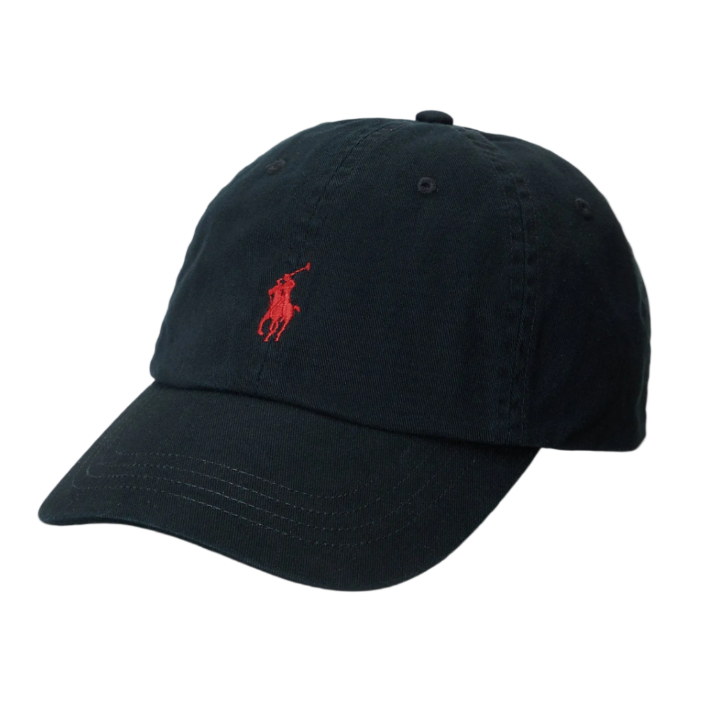 Ralph Lauren cap black with red