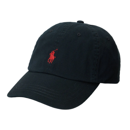 Ralph Lauren cap black with red